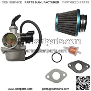 PZ19 19mm Carburetor with 35mm Air Filter Gasket Fuel Filter Cable Choke for 50cc 70cc 90cc 110cc 125cc ATV Quad Go-kart