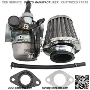 PZ19 Carburetor with Air Filter Replacement for Kazuma XR/CRF 50cc 70cc 90cc 110cc 125cc Dirt Pit Bike Go Kart 4 Wheeler