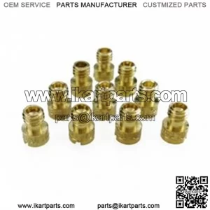 Carburetor Main Jets, CVK Sizes 100 - 140 for 125cc - 150cc GY6 Scooters, ATVs, Go Karts