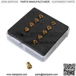 Carburetor Main Jets, Prima Sizes 100 - 140 for 125cc - 150cc GY6 Scooters, ATVs, Go Karts