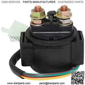 Starter Solenoid Relay for 4-Stroke GY6 Engine 50cc 150cc 200cc 250cc ATV Dirt Bikes Scooters Go Kart Dne Buggys Quad 4 Wheelers Pit Bike Moped Roketa SSR Tao tao Sunl Coolster