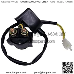 Starter Relay for GY6 49cc 50cc 70cc 90cc 100cc 110cc 125cc 150cc ATV Scooter Moped Go Karts Dirt Bikes for Kazuma for Sunl for Meerkat for Street for for Pit Bike