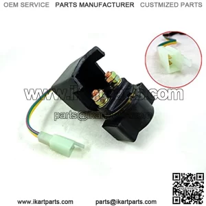 Starter Relay Solenoid for 50cc 70cc 90cc 100cc 110cc 125cc 200cc 250cc ATV Dirt Bike Scooter Go Kart Dne Buggy Quad 4 Wheeler Sunl Honda