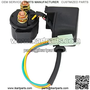 Motorcycle Starter Solenoid Relay Compatible with SSR Tao tao Sunl Kazuma Baja Roketa 4-Stroke GY6 Engine 50cc 70cc 125cc 150cc 200cc 250cc ATV Dirt Bikes Scooters Go Karts Moped