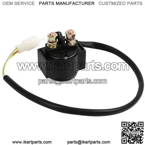 Starter Relay Solenoid for 50cc 125cc 150cc 250cc Scooter ATV Dirt Bikes Scooters Go Kart Dne Buggys Quad 4 Wheelers Pit Bike Moped Roketa SSR Taotao Sunl Coolster