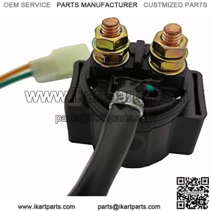 Replace Starter Solenoid Relay For 4-stroke GY6 Engine 50cc 70 cc 90cc 110 cc 125cc 150 cc 200cc 250 cc ATV Dirt Bikes Scooters Go Kart Dne Buggys Quad 4 Wheelers Pit Bike Moped Roketa SSR Taotao Sunl