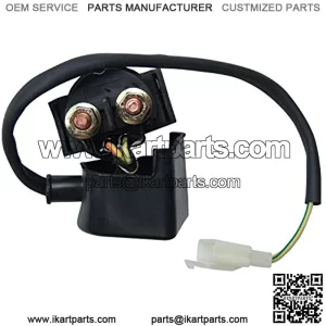 Solenoid Relay with Waterproof Cap For 50cc 70cc 90cc 110cc 125cc Scooter ATV Dirt Bike Pit Bike Go Kart Mope Kazuma Sunl Taotao BMS Baja