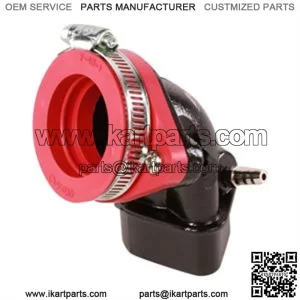 Intake Manifold, NCY 30mm Coated for 125cc - 150cc GY6 Scooters, ATVs, Go Karts