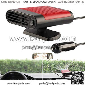 12V Portable Car Heating Heater Fan Window Defroster Demister Air Purifier Hot, Golf Cart & Truck Heater, Camping Heater Fan, Car Heater That Plugs Into Cigarette Lighter
