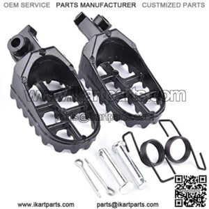 Aluminium Footpegs Footrest Foot Rest Replacement for Dirtbike 50 70 90 110 125cc Taotao PW50 PW80 TW200 XR50R CRF50 CRF70 CRF80 CRF100F Black