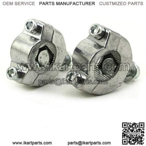 7/8" 22mm Handlebar Bar Risers Mount Bracket Clamp Taper For 2 Stroke 47cc 49cc Mini Moto Dirt Bike