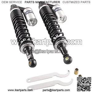 Pair Motorcycle 15 3/4 Inch 400mm Rear Air Shock Absorbers for 150cc~750cc Karting Scooter ATV Suzuki Honda Kawasaki