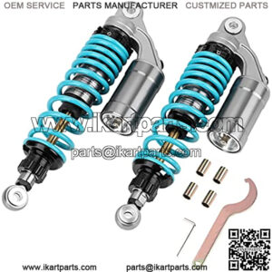 Universal 320mm Motorcycle Air Shock Absorbers Rear Suspension Compatible with Gokart Honda ATV CB 12.5 Inch 2PCS ??Blue??