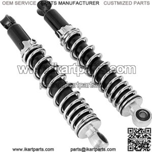 12 Inch Adjustable Shocks Shock Absorber Mini Bike Mechanical Go Kart Shock 0.47 In Hold Yerf-Dog Bike Rear Shock for Go Kart or Mini Bike Water-proof & Anti-corrosion Set of 2