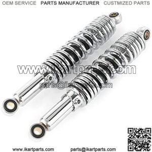 12.5" 320MM Motorcycle Rear Shock Absorbers Suspension Universal Fits Dirt bike Gokart ATV Quad, Chrome