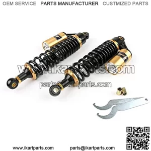 MAD HORNETS Motorcycle 14.75 Inch 375mm Rear Shocks Absorber For Ya-maha Banshee ATV Black&Gold