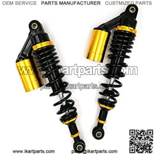 Cloud Rising Motorcycle Universal 340mm Rear Air Shocks Absorber for Honda Kawasaki Suzuki Go Kart Scooters Sport Street Bike