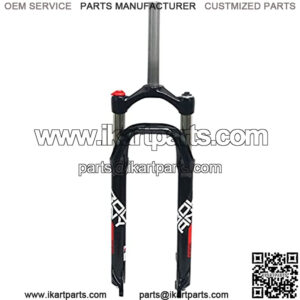 ZQW Snowmobile Mountain Bicycle Suspension Fork, Aluminium Alloy 26inch MTB Bike Hydraulic Front Fork for 4.0" Tire, Wheel Base 135mm, Stroke: 100mm Quick Release (Color : A, Size : 26inch)