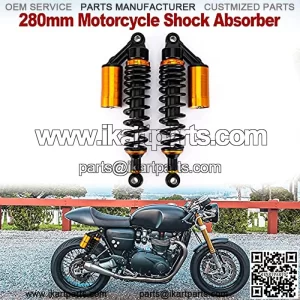 11inch 280mm Universal Motorcycle Shock Absorber Rear Suspension ,Adjustable Air Shock Absorber ,Fit For Honda Suzuki Yamaha Kawasaki ATV Go Kart Quad Dirt Sport Bikes