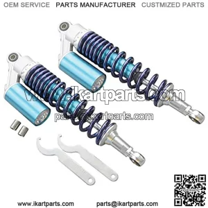 Pair 14"75 375mm Motorbike Air Shock Absorbers Replacement for Honda Suzuki Yamaha Kawasaki ATV Go Kart Quad Dirt Sport Bikes