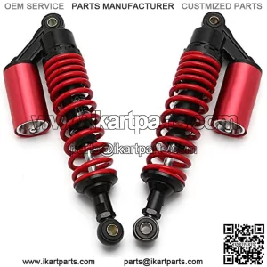 12.5" 320mm Motorcycle Universal Springs Air Suspension Adjustable Rear Gas Shock Absorbers For Honda Kawasaki Suzuki Yamaha Aprilia Triumph Benelli (Red)