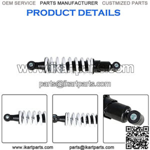 12750lb 300mm Rear Suspension Shock Absorber White Replacement for Pit Bike ATV Go kart SDG SSR 110cc 125cc