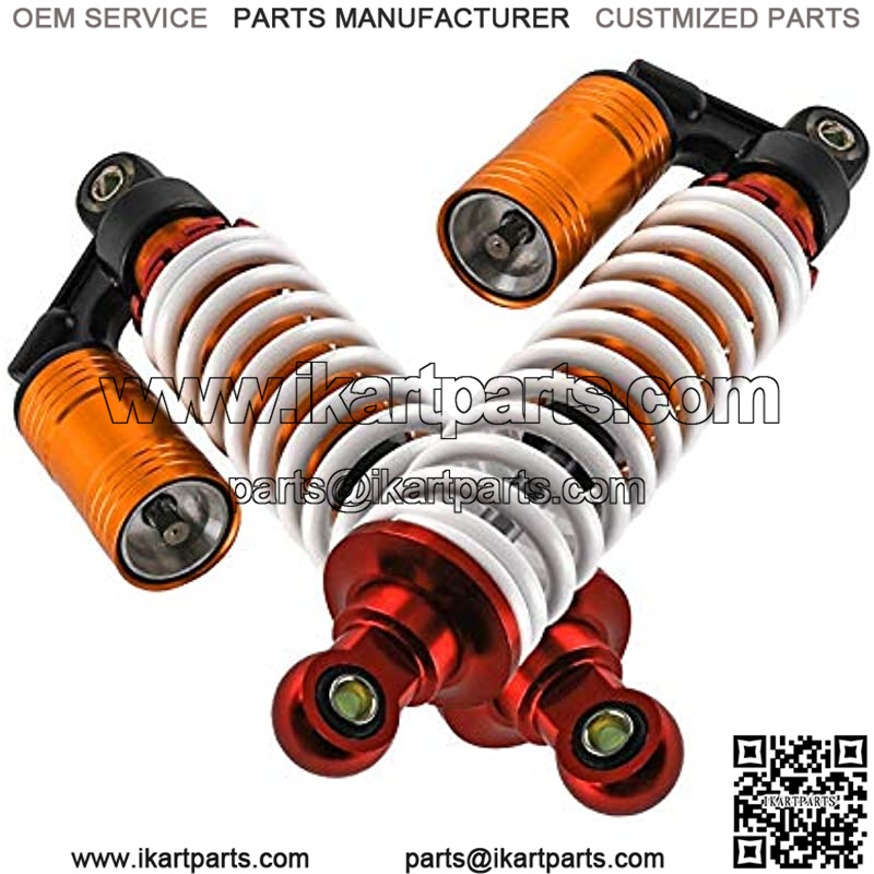 2PCS 12.5" 320mm Front Shock Suspension Absorber for ATV Quad Go Kart 4 Wheeler
