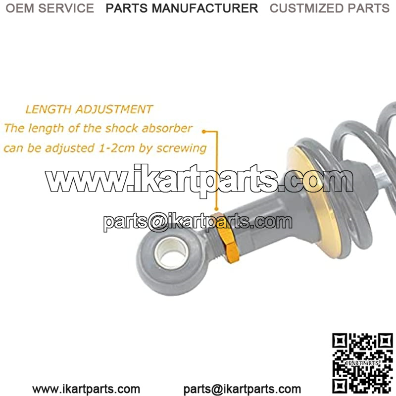320mm Universal Motorcycle Rear Air Shock Absorbers Compatible with 150CC-750CC Karting Scooter ATV Yamaha Suzuki Honda Kawasaki - Image 3
