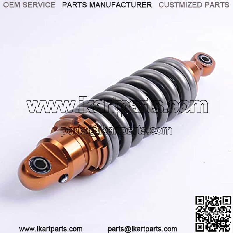 1 Piece Shock Absorber Rear Suspension 360mm 14.2 inches Round Ends Motorcycle Replacement Universal for Scooter Atv Quad Dirt Sport Bike Go Kart Suzuki Kawasaki Yamaha Ducati Grey - Image 3
