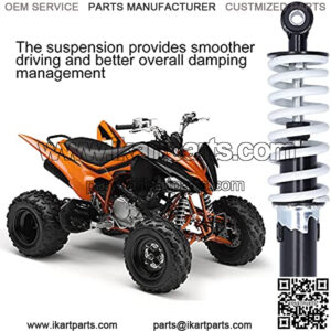 250mm Universal Motorcycle Shock Absorber, CNC aluminum alloy Adjustable Shock Strut Shock Spring Suspension Damper Replacement for ATV Go Kart Quad Dirt Sport Bikes