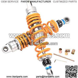 Pair 330mm 13" Rear Adjustable Shocks Absorbers Suspension For Dirt Bike Go Kart ATV
