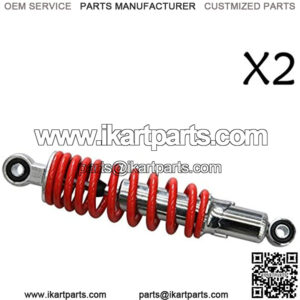 2PCS 290mm 11.4" Rear Shock Absorber Suspension Sensa-Trac Load for Quad ATV Go Kart Buggy
