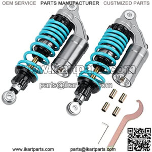 2PCS 11 Inch 280mm Universal Motorcycle Shock Absorbers Rear Suspension Compatible with Honda CB Yamaha Gokart??Blue??