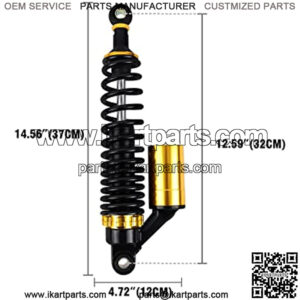 Motorcycle 2PCS 320mm Rear Shock Absorber Rear Suspension Fits for most 150cc-750cc Street Bikes ATV Go Kart Quad Dirt Sport Bikes