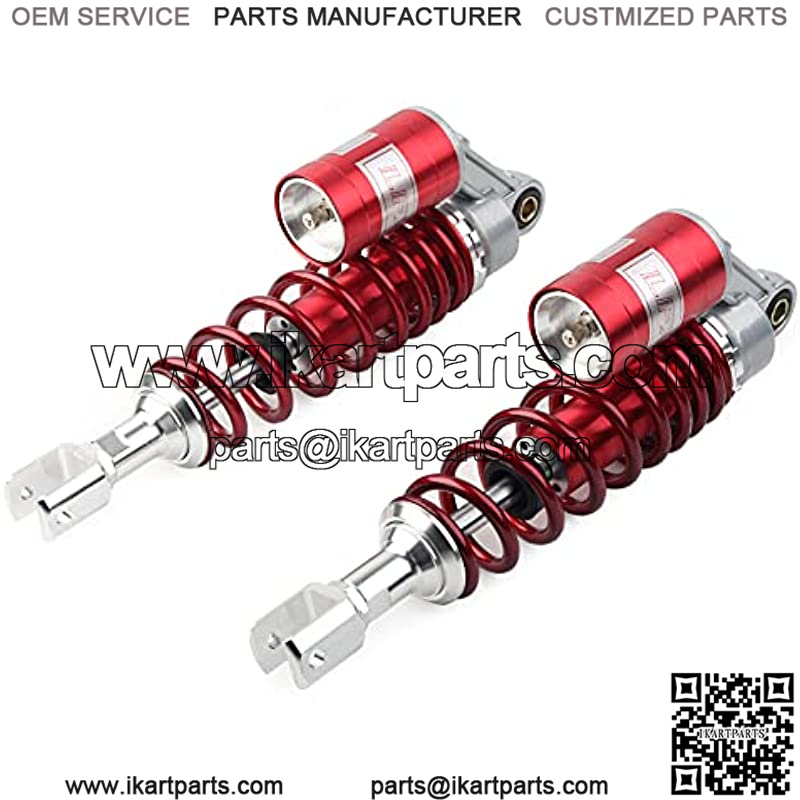 2 Pcs Motorcycle 320mm Red Air Shocks ATV UTV Rear Suspension Shocks with Clevis End For ATV UTV Go Kart Quad Dirt Bikes - Image 4