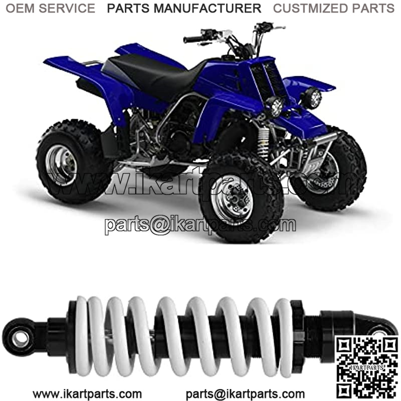 11.4in Shock Absorber Steel Rear Suspension Adjustable Spring Pressure Assembled for Motorcycle ATV Go Karts