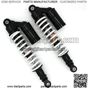 2pcs Motorcycle Rear Air Shock 350mm 13.7Inch Absorbers Universal Fit For Go Kart ATV Quad Dirt Sport Bikes
