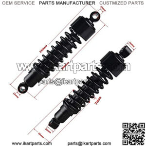 Shock Absorbers Rear Shock 293mm 13mm Motorcycle Air Shock Absorber Rear Suspension Fit for Motor Scooter ATV Quad Dirt Bike Gokart Black Fit for Harley XL Sportster