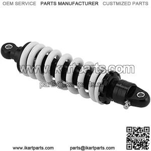 11.4in Shock Absorber Steel Alloy Spring Rear Suspension Adjustable Spring Pressure Assembled Fit for ATV/Motorcycle/Off-Road Vehicle/Moped