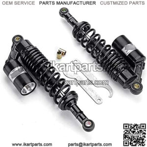 Pair Universal 280/320/340360/380mm Motorcycle Air Shock Absorbers Rear Suspension for ATV Scooter Dirt Pit Street Bike Motorcycle Rear Damping Motorcycle Shock Absorber (Color : 320mm Gold)