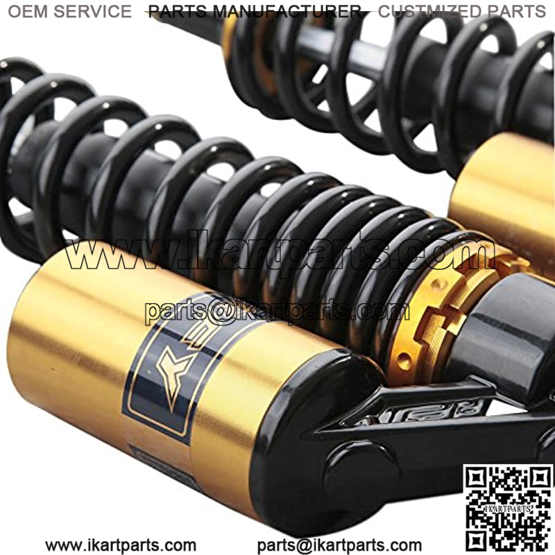 2pcs Adjustable 400mm Motorcycle Air Shock Absorbers Universal Fit for Honda Suzuki Yamaha Kawasaki ATV Go Kart Quad Dirt Sport Bikes - Image 3