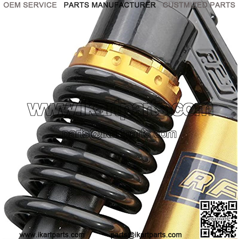 2pcs Adjustable 400mm Motorcycle Air Shock Absorbers Universal Fit for Honda Suzuki Yamaha Kawasaki ATV Go Kart Quad Dirt Sport Bikes - Image 4