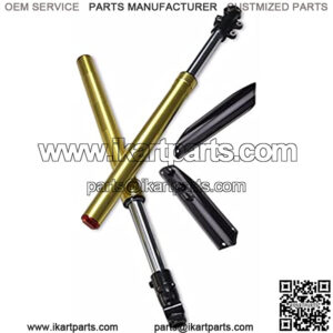 Suspension Shock Motorcycle Falling Protection Gold 735mm Front Forks Shock Absorber Suspension for 125 150 160cc Pit Dirt Bike Scooter ATV for Bike ??car