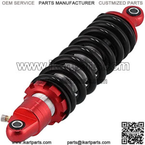 Shock Absorber, 11.4 inch Universal Shocks Struts Rear Suspension Damper Adjustable Damping for Motorbike ATV Go Karts Black Red