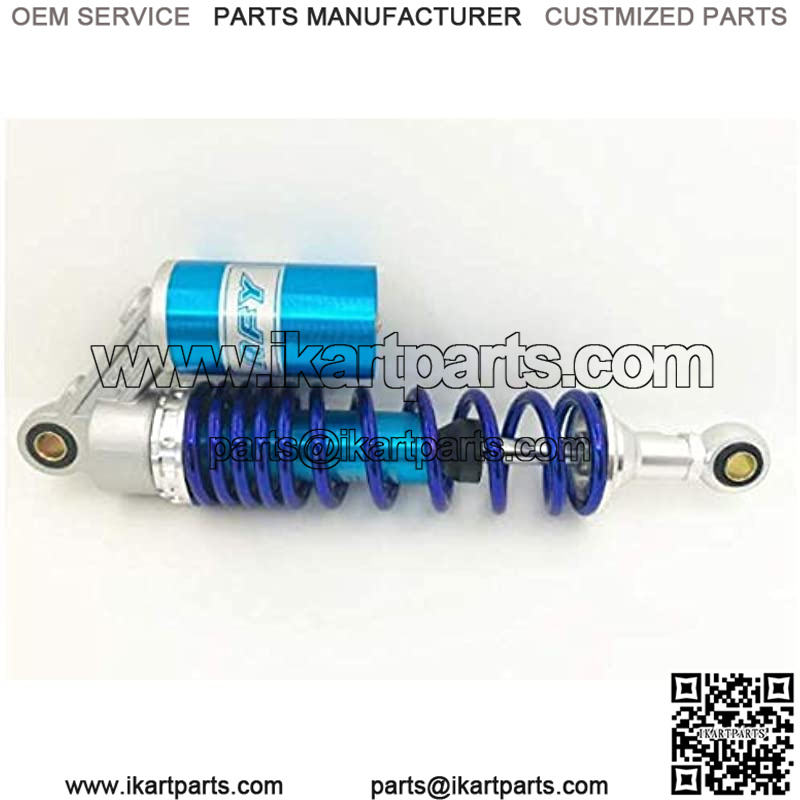 320mm A Pair Motorcycle Air Shock Absorbers Universal Fit For Suzuki Yamaha Kawasaki ATV Go Kart Quad Dirt Sport Bikes (Silver Blue) - Image 3