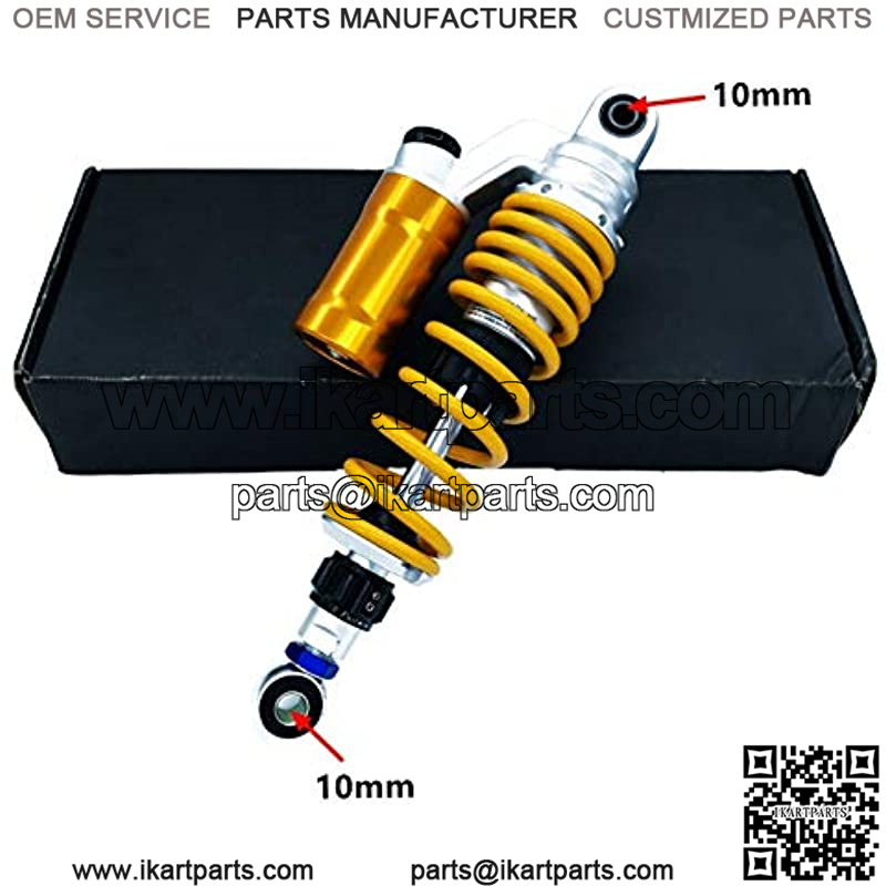 1 pcs 320mm 340mm 360mm Motorcycle Rear air Shock absorbers Fit for Suzuki Yamaha Kawasaki BW 125 Dirt Bike Gokart Quad ATV,Motorcycle Suspension Strut Motorcycle Shock Absorber