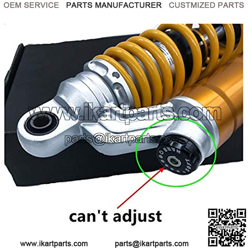 1 pcs 320mm 340mm 360mm Motorcycle Rear air Shock absorbers Fit for Suzuki Yamaha Kawasaki BW 125 Dirt Bike Gokart Quad ATV,Motorcycle Suspension Strut Motorcycle Shock Absorber - Image 2
