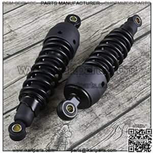 295mm 7.5mm Spring Universal Black Rear Shock Absorber Fit for Yamaha Fit for Suzuki Kawasaki BMW Bikes Gokart ATV Motorcycles,Motorcycle Suspension Strut Shock Absorbers (Color : 295mm)