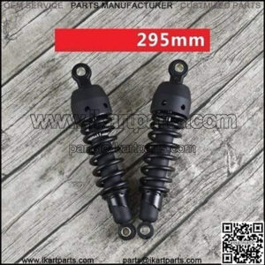 295mm 7.5mm spring Universal black Rear Shock Absorber Fit For Yamaha Fit For Suzuki Kawasaki BMW bikes Gokart ATV Motorcycles??Motorcycle Suspension Strut Motorcycle shock absorber ( Color : 295mm )