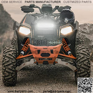 280mm 11 Inch Universal Motorcycle Shock Absorbers Rear Suspension 2PCS Compatible with Honda CB Yamaha Gokart??Orange??